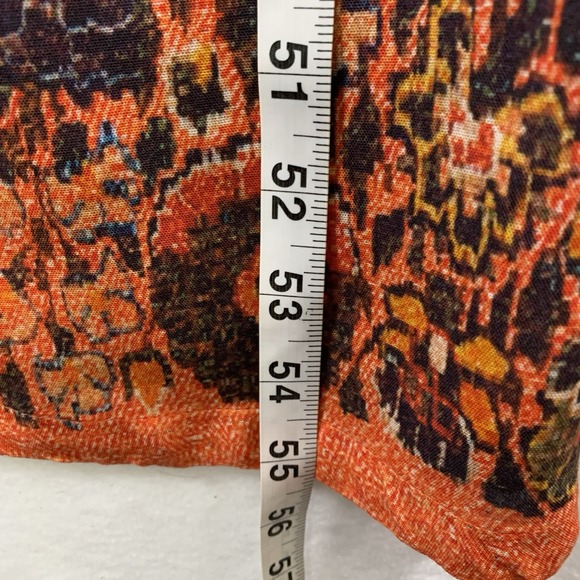 Soft Surroundings Womens Artisian Maxi Dress Medium Metallic Trim Desi India - Picture 7 of 14